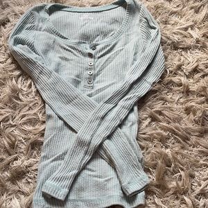 blue, rubbed, hollister long sleeve